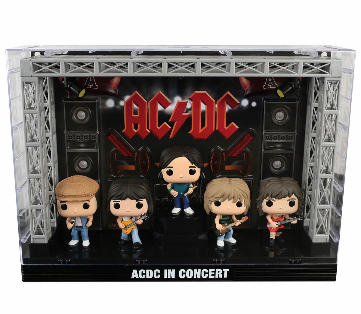 Figurine (set) AC/DC - POP! Moments Figurină de vinil DLX 5-Pack AC/DC în concert