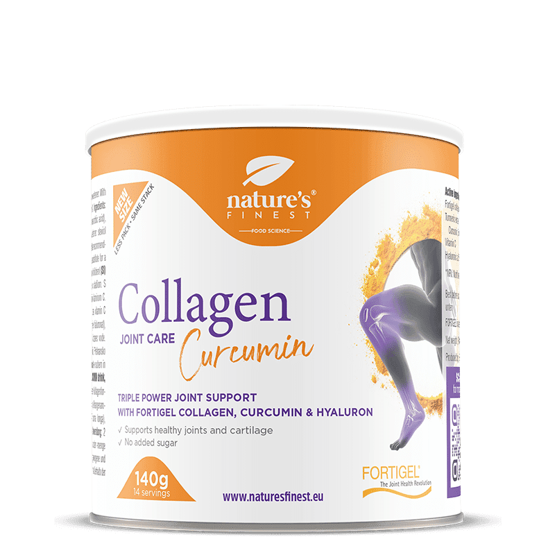 Nature's Finest Curcumin JointCare | colagen, curcumină și acid hialuronic pentru suport articular | ajutor pentru rigiditate, flexibilitate și
