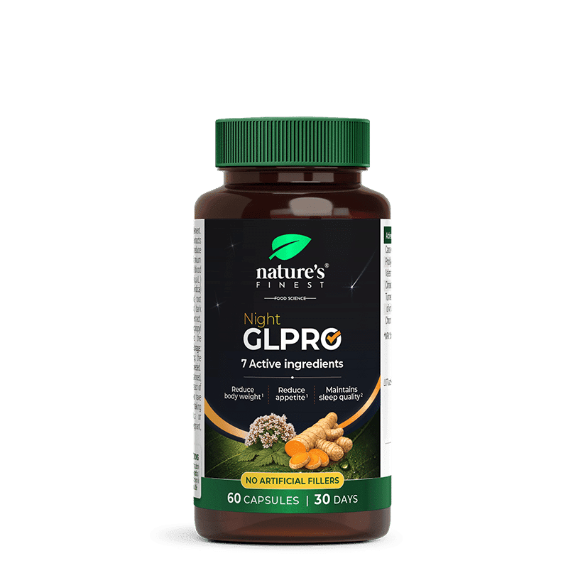 Nature's Finest Night GLPRO-1 | control nocturn al apetitului și sprijin pentru somn | formulă pentru reglarea greutății
