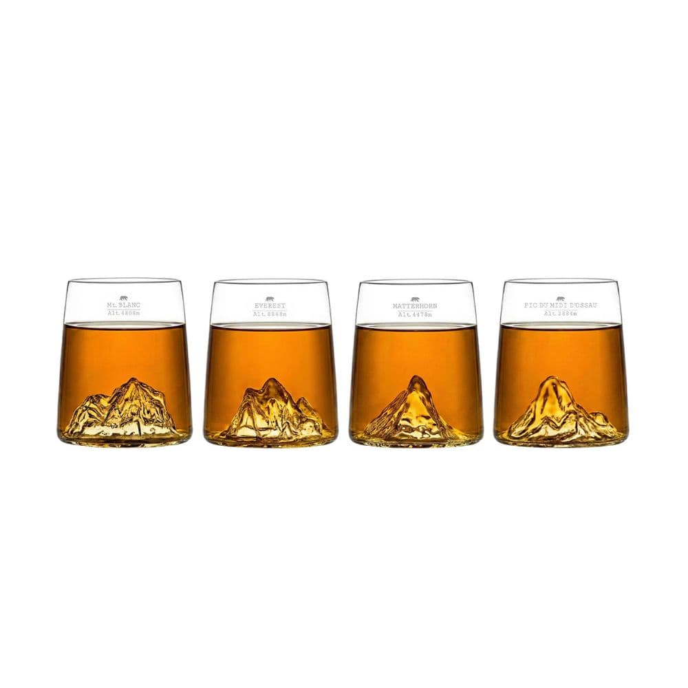 Set 4 pahare TOPOGRAPHIC ALASKAN MAKER, 65 ml