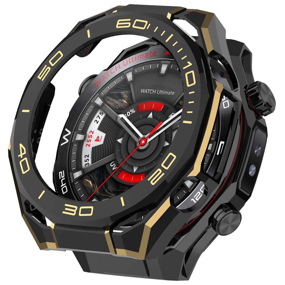 PC HALF COVER Husă din plastic Huawei Watch Ultimate 2 negru-auriu