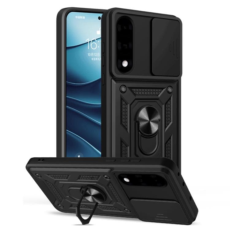 RING CAMERA Husă cu suport pentru OnePlus Nord 5 5G negru
