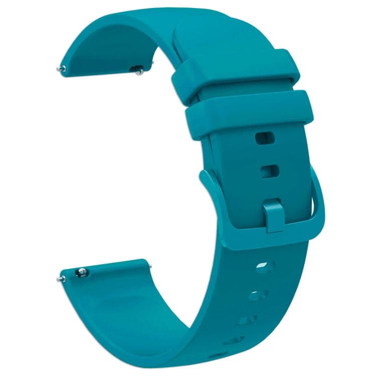 SILICONE Curelușă universală pentru ceasuri inteligente - lățime 18mm albastru deschis