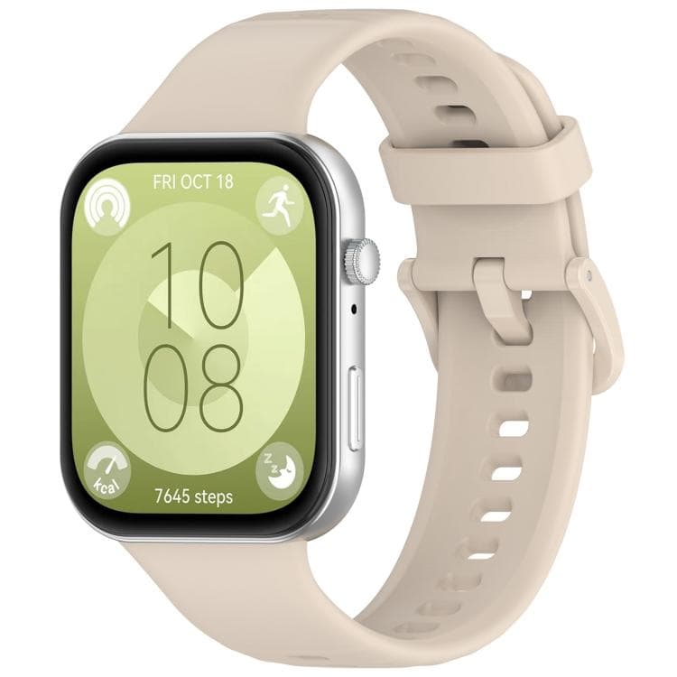 SILICONE Curea de schimb pentru Huawei Watch Fit 4 / Fit 4 Pro / Fit 5 / Fit 5 Pro IVORY WHITE