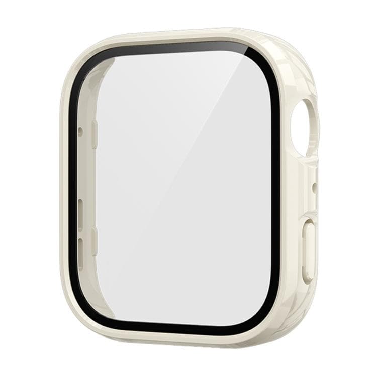 PC FULL COVER Carcasă de plastic cu sticlă pentru Huawei Watch Fit 4 IVORY WHITE