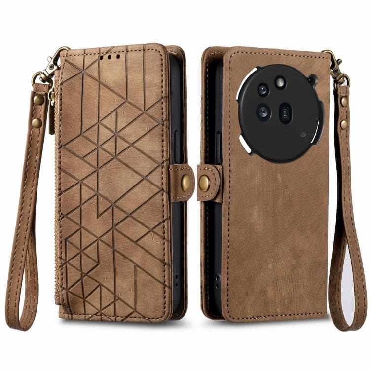 GEOM Husă portofel pentru Nothing Phone (3a) Pro maro