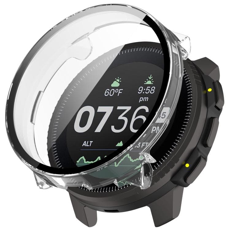 PC FULL COVER Plastic husă cu sticlă pentru Suunto Vertical transparent