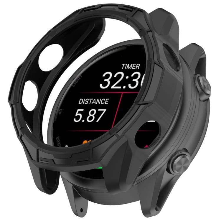 TPU HALF COVER Carcasă pentru Garmin Forerunner 970 negru