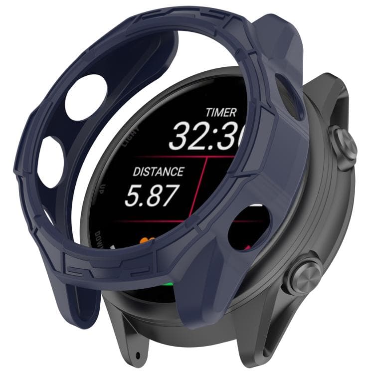 TPU HALF COVER Carcasă pentru Garmin Forerunner 970 albastru
