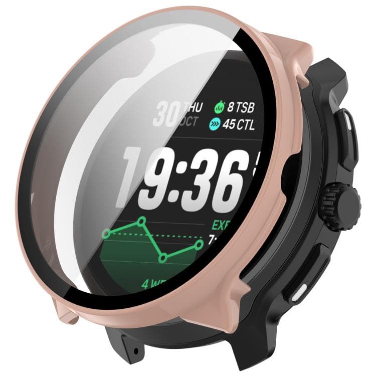 PC FULL COVER Plastic husă cu sticlă pentru Suunto Race 2 roz