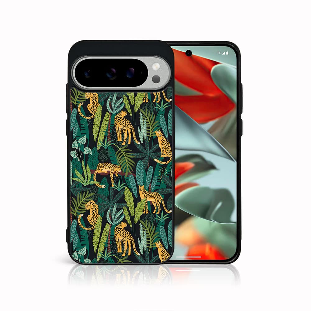 PROTEMIO MY ART Husă de protecție pentru Google Pixel 9 Pro LEOPARD (239)