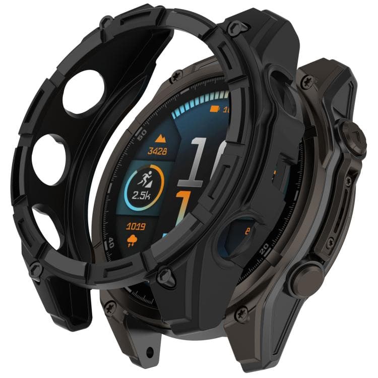 TPU HALF COVER Husă pentru Garmin Tactix 8 47mm negru