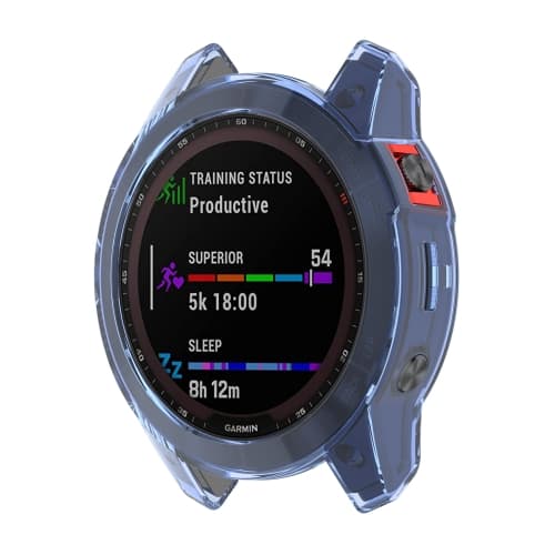 Husa de protectie TPU Garmin Fenix 7 albastru