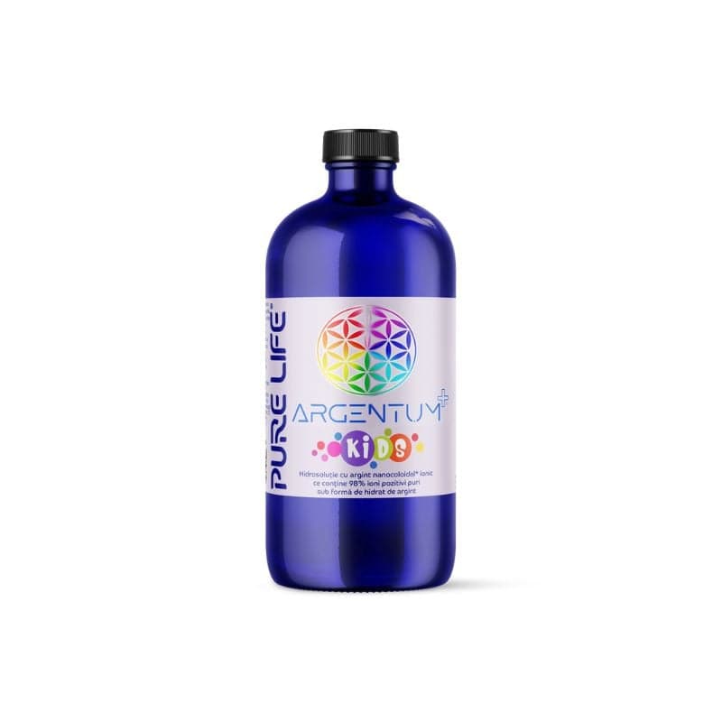Argint nanocoloidal Argentum+ Kids, 480ml, Pure Life