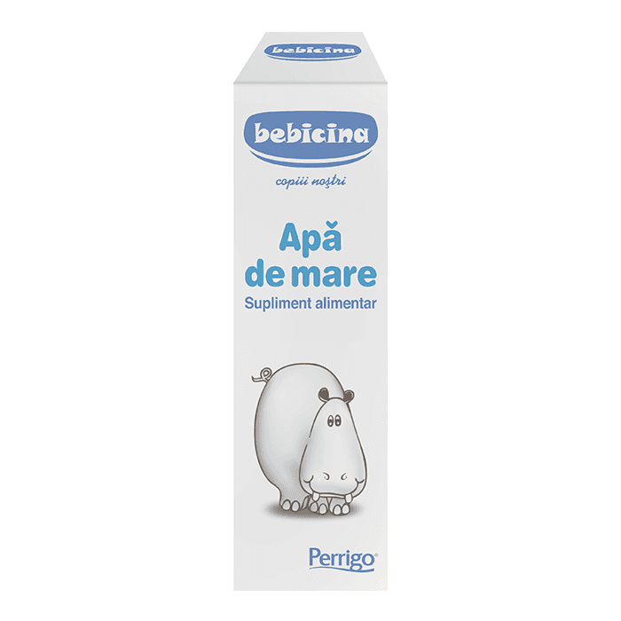 Apa de mare pentru igiena nazala, 30ml, Bebicina