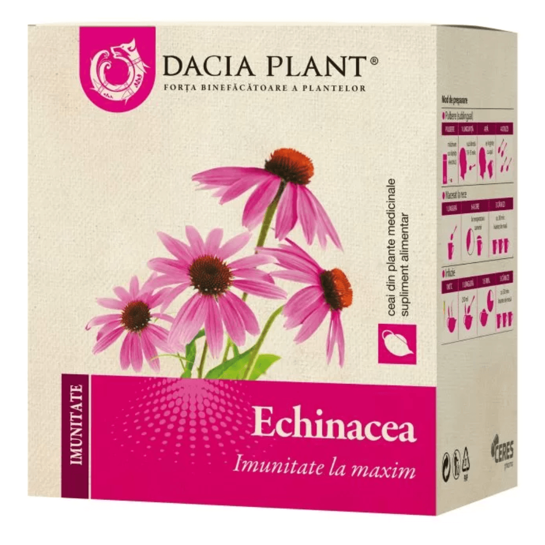 Ceai de echinacea, 50g, Dacia Plant