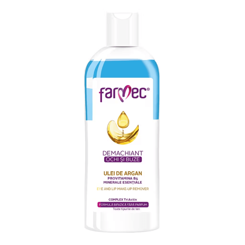Demachiant ochi si buze cu Argan, 150 ml, Farmec