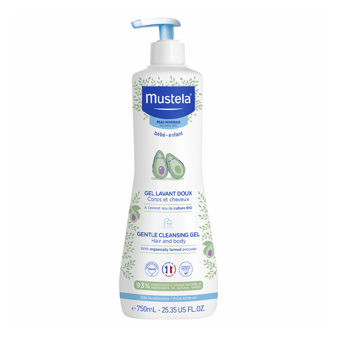 Gel de curatare par si corp, 750 ml, Mustela