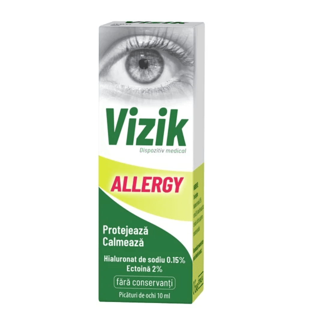 Picaturi pentru ochi Vizik Allergy, 10 ml, Zdrovit