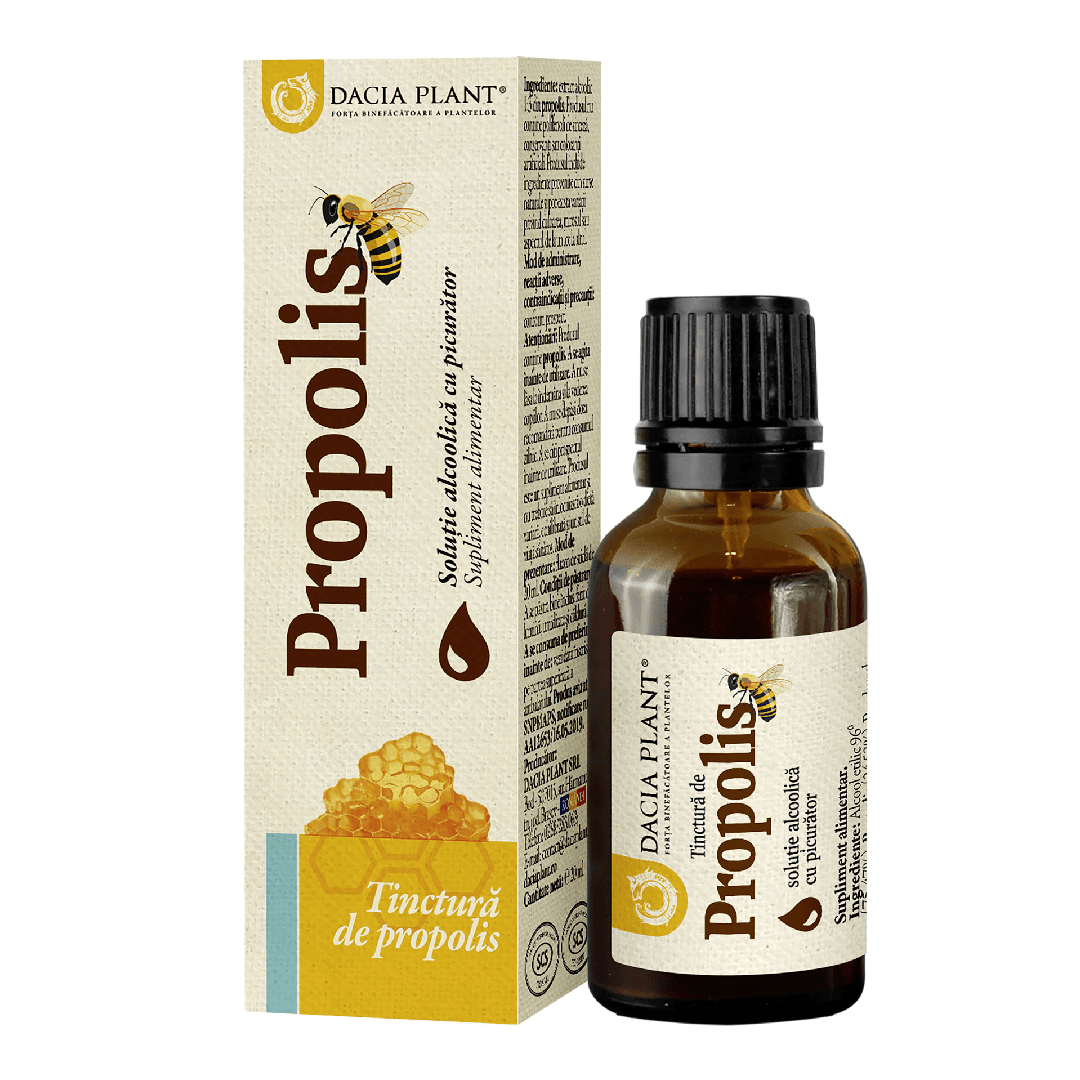Tinctura de Propolis, 20 ml, Dacia Plant