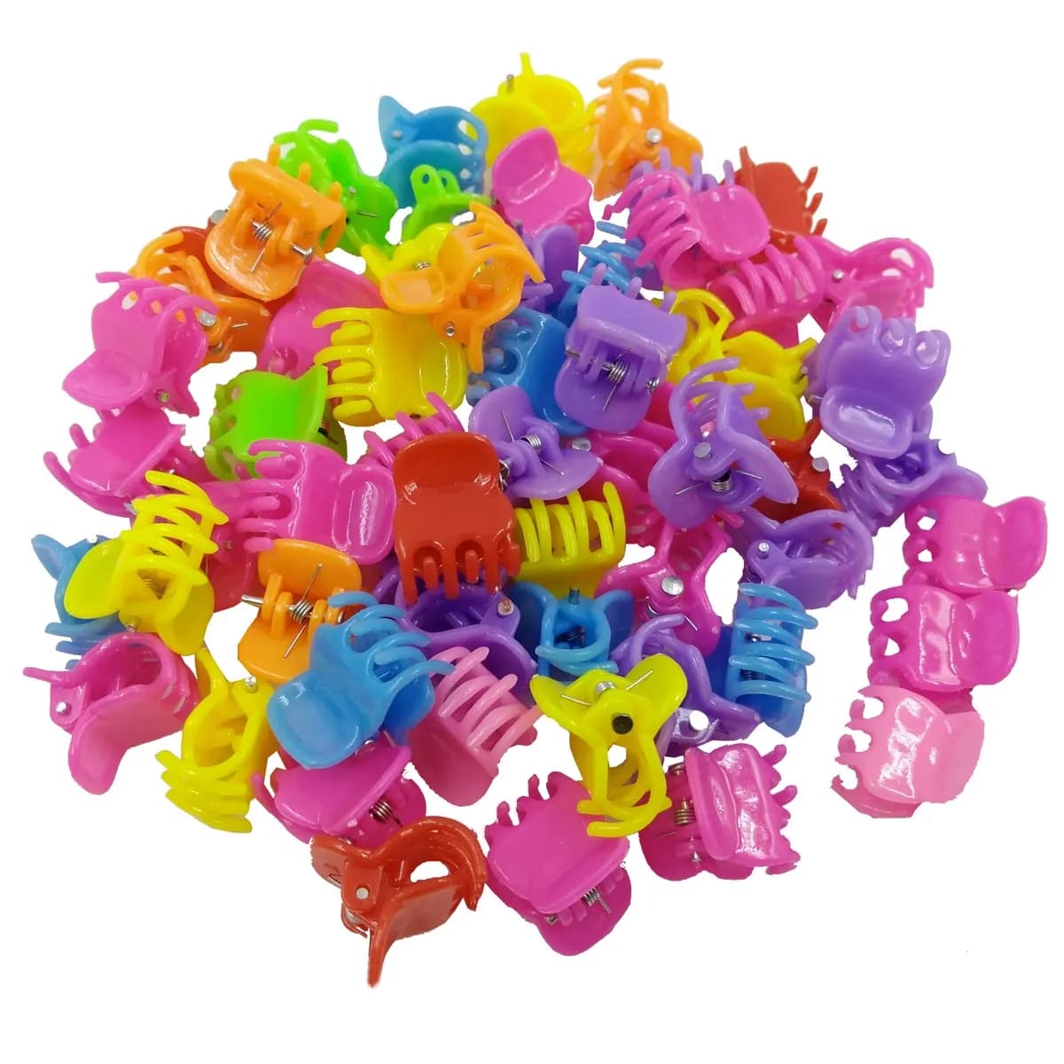 Set 100 Clamite pentru Par - Colorate