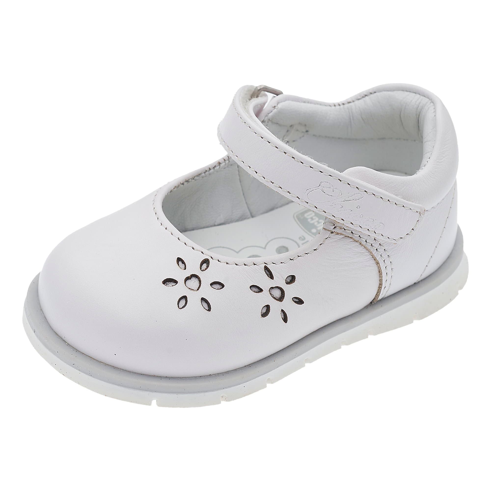 Balerini copii Chicco Geliar, alb, 73095-68P