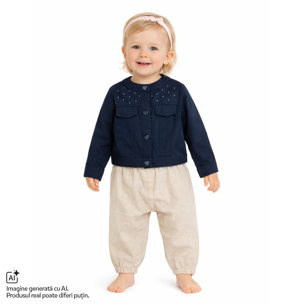 Jacheta copii Chicco satin, Albastru, 01225-70MC