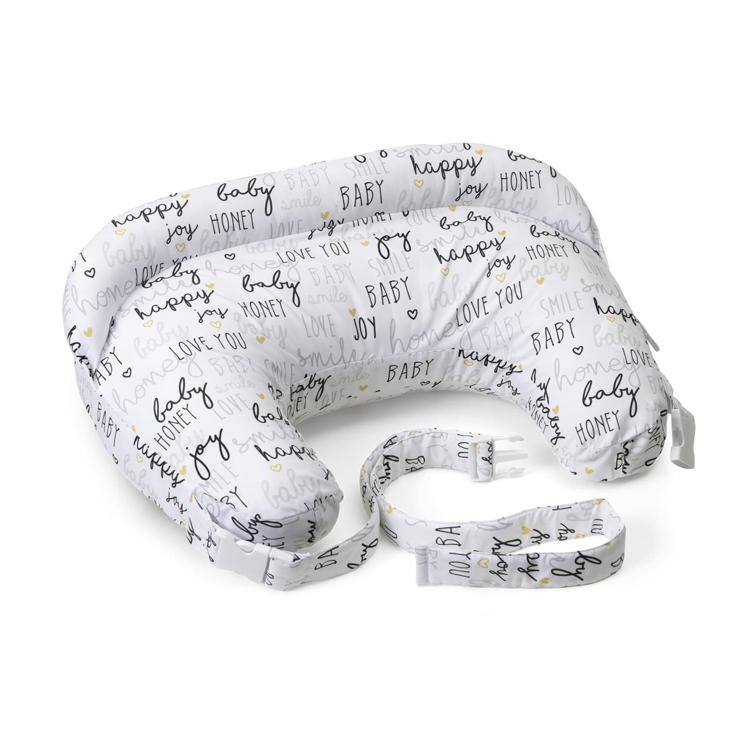 Perna alaptare Chicco Boppy Deluxe, Hello Baby, 0luni+