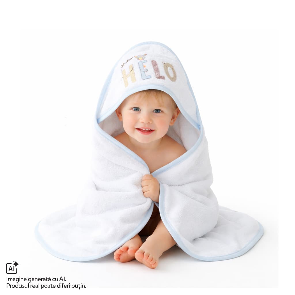 Prosop baie pentru bebelusi Chicco, Albastru, 02078-70MFCI