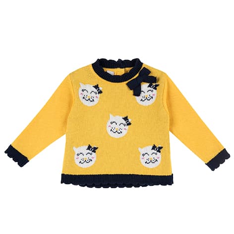 Pulover copii tricotat Chicco, 69508-61MFCO, Galben