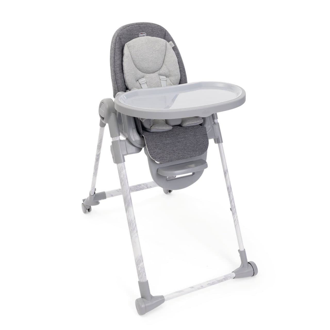Scaun de masa Chicco Polly Armonia Carrara, 0luni+