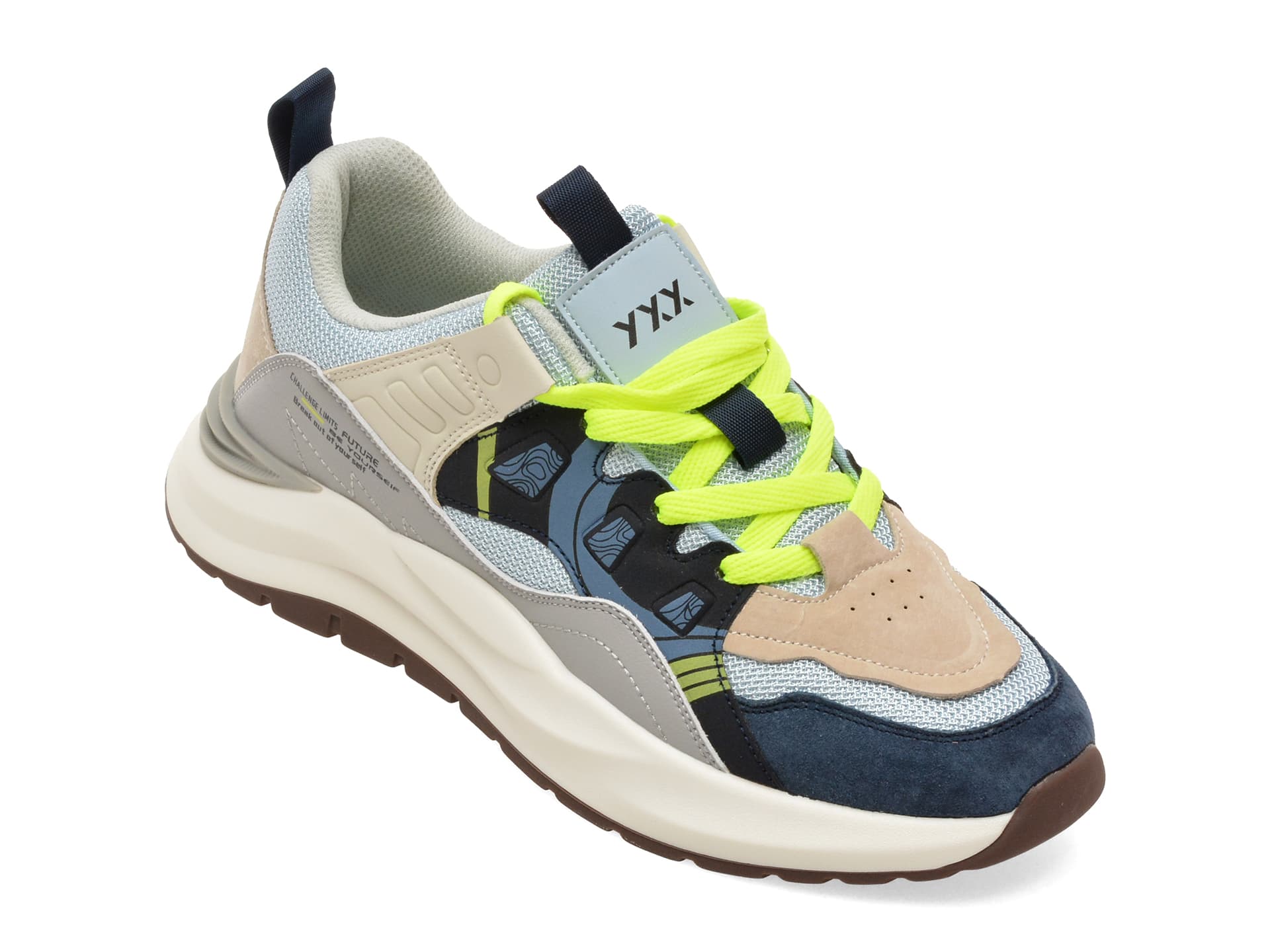 Pantofi sport GRYXX gri, 26005, din material textil