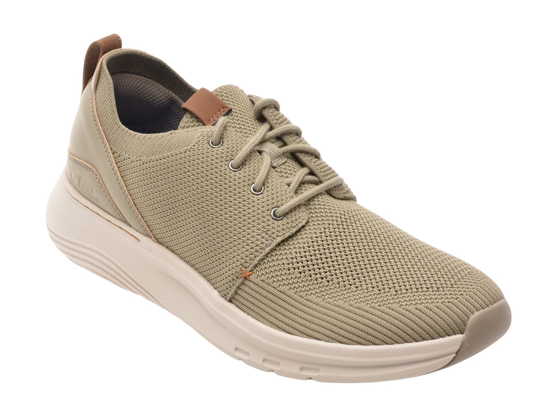 Pantofi sport CLARKS kaki, MOTION TREK MX, din material textil