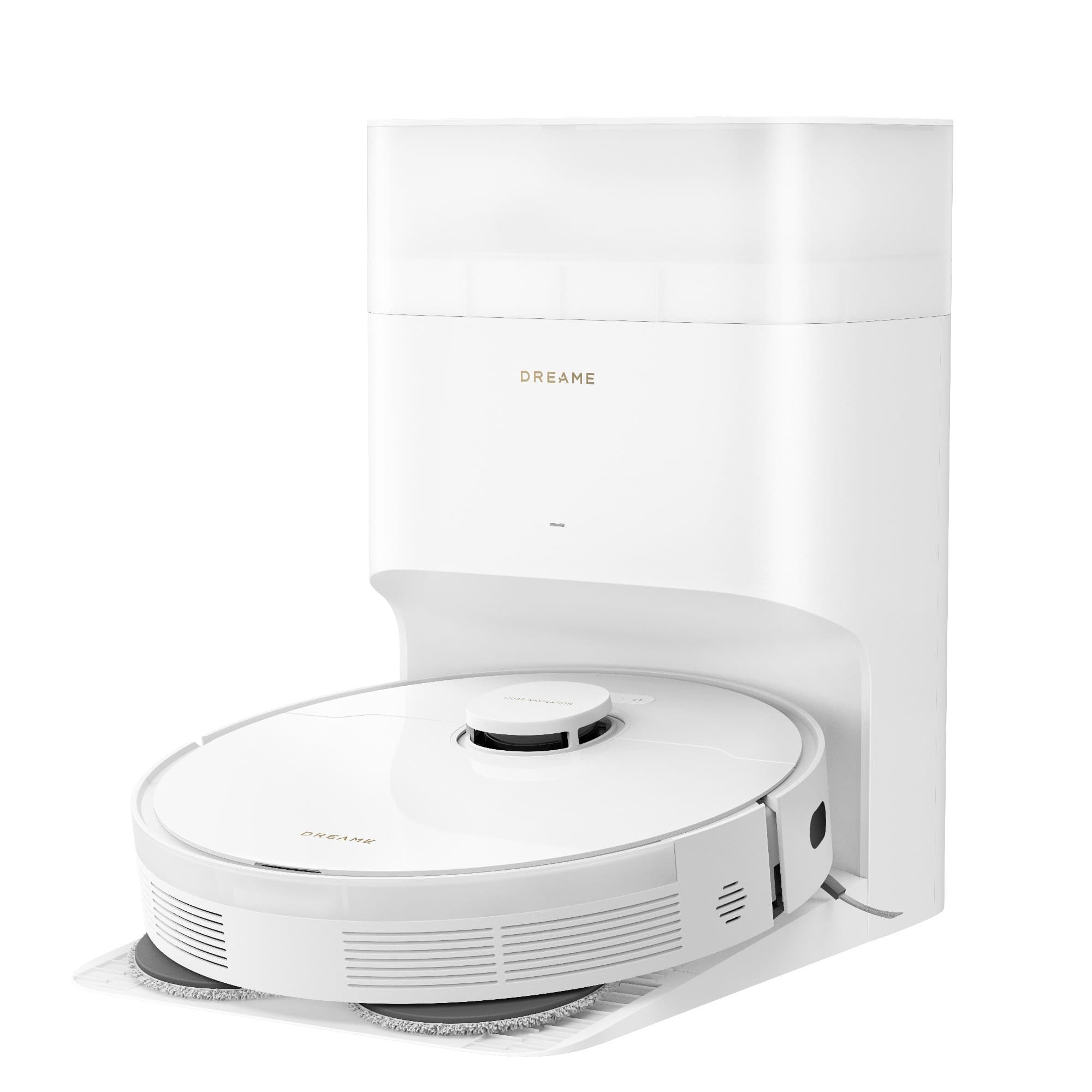 Aspirator robot Dreame L10s Plus RLL42SD, 7000 Pa, 5200 mAh, 60 W, Pana la 145 m², Statie de incarcare si golire automata, Autonomie de 155 minute,