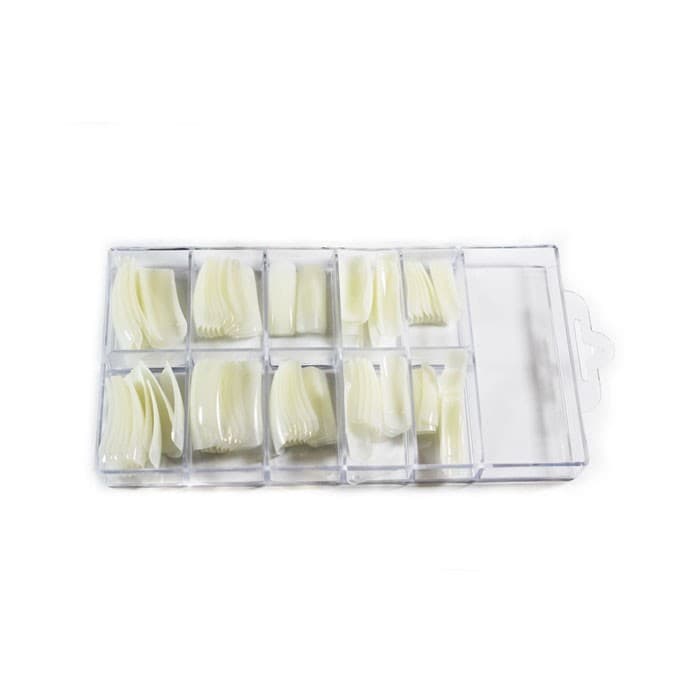 Tipsuri 100buc. Forma clasic culoare natur