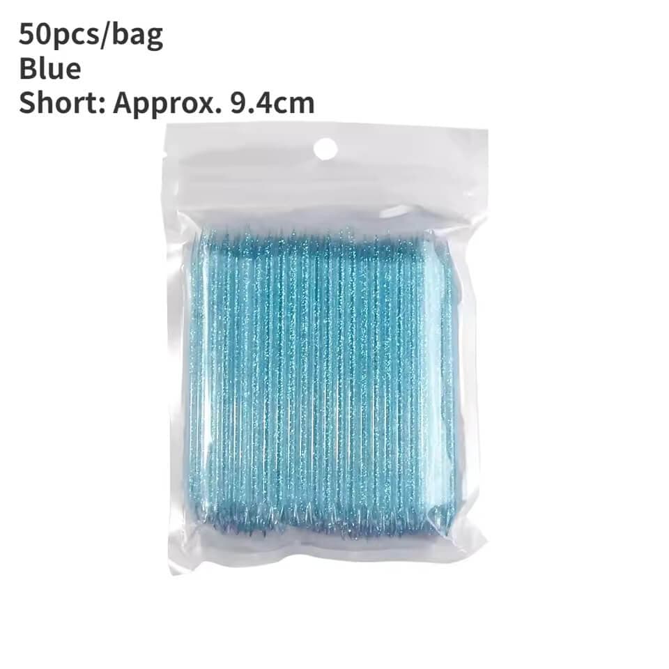 Betisoare Pentru Impins Cuticula Din PVC Set 100 Bucati- Albastru - PVC100-AB