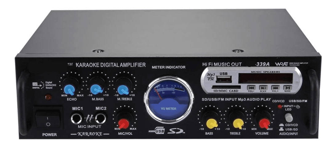 Amplificator karaoke profesional tip statie BT 339FM 160 w