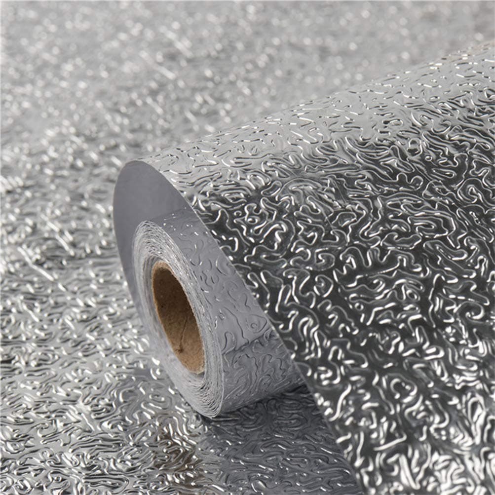 Folie Aluminiu Autoadeziva ARGINTIE Rezistenta 60x300 cm LY