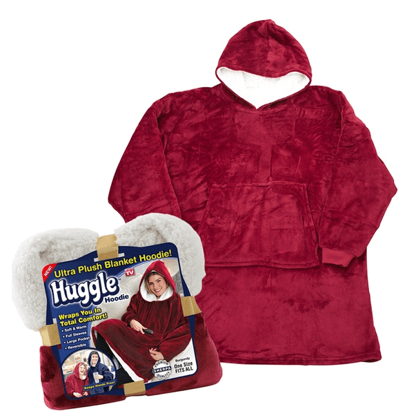 UB Patura ROSIE cu maneci stil hanorac cu gluga si buzunar,Huggle Hoodie