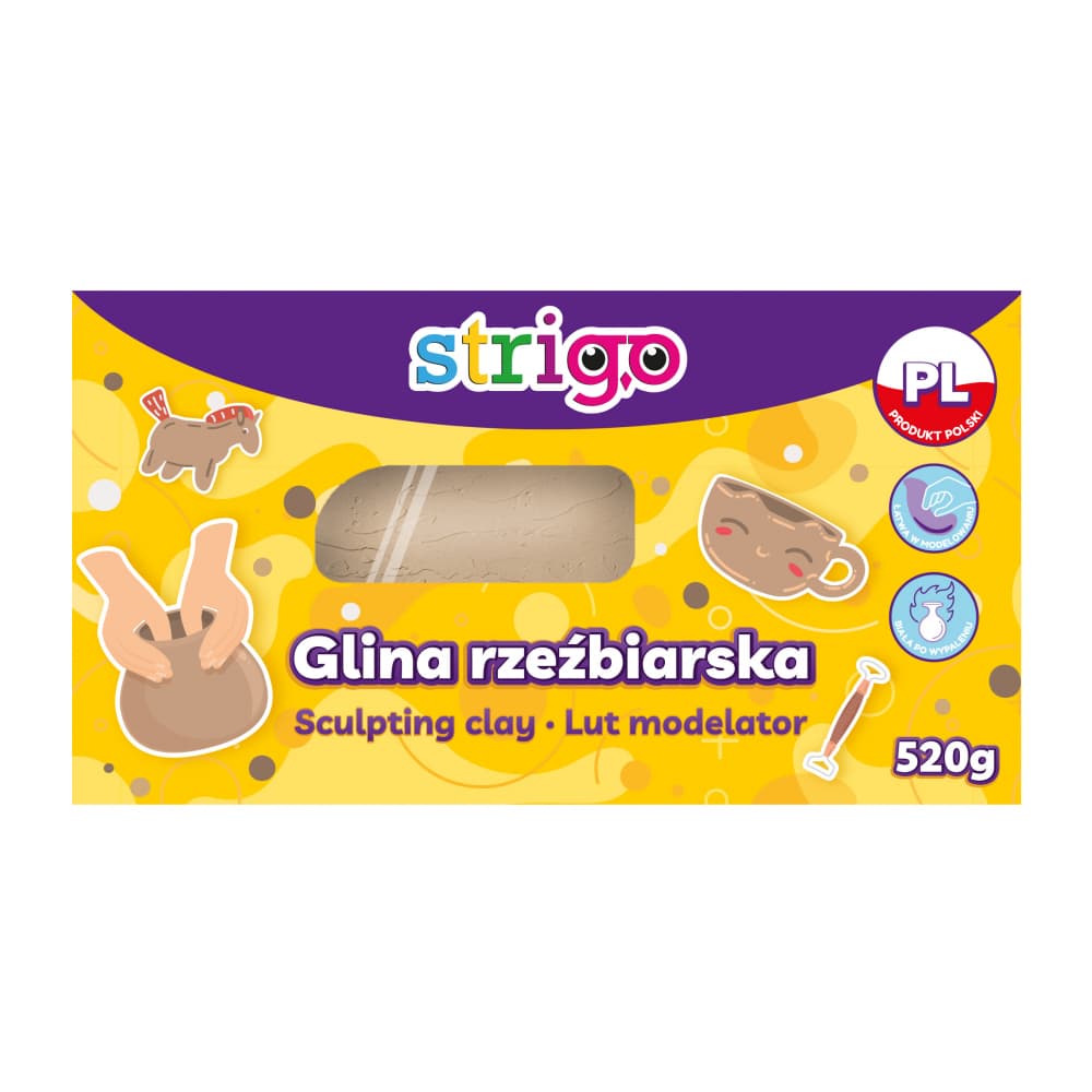 Lut modelator Strigo, 520g , culoare naturala, uscare la aer