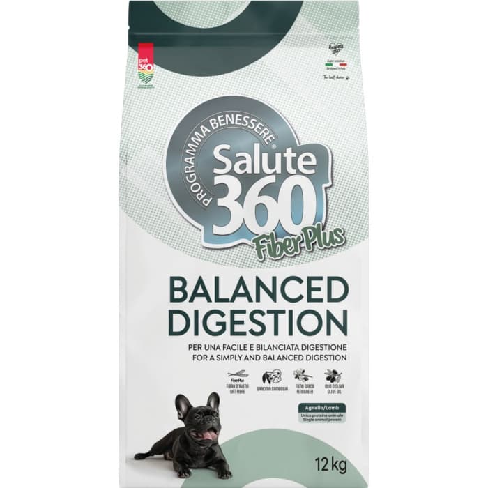 Hrana uscata pentru caini Salute 360 Fiber Plus Balanced Digestion 12 kg