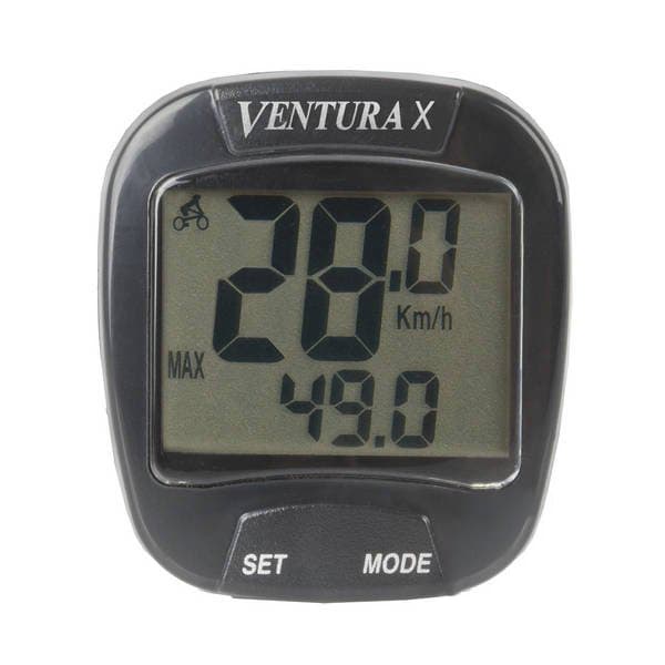 Kilometraj Ventura Digital 10 functii cu fir, culoare gri