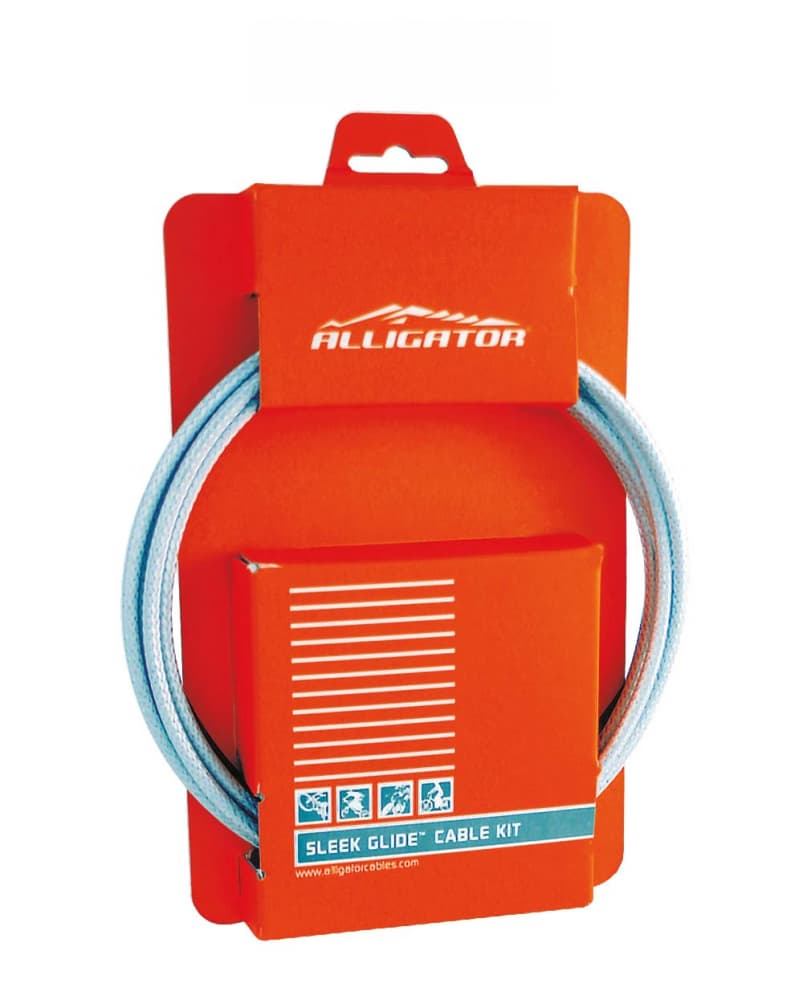 Set Cablu+Teaca Alligator Frana 5mm L-2300mm Albastru
