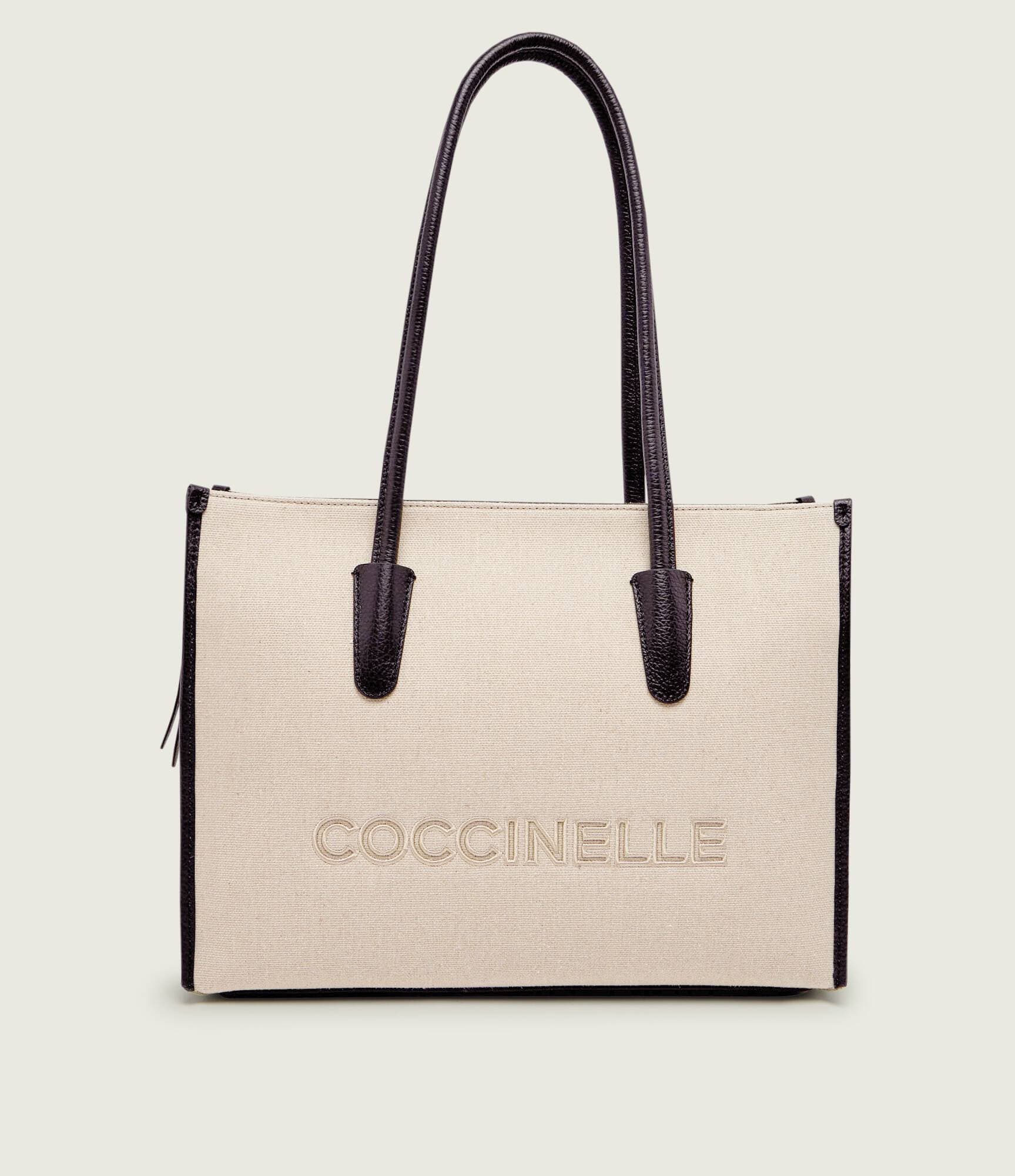 Coccinelle De in geantă shopper MYRTHA cu adaos de piele