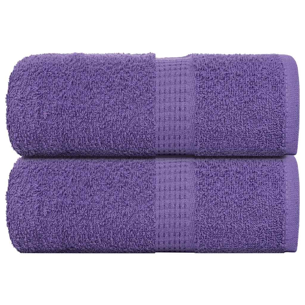 Gossi prosoape de sapun 2 buc violet 30x30 cm 360 g/m2 100% bumbac