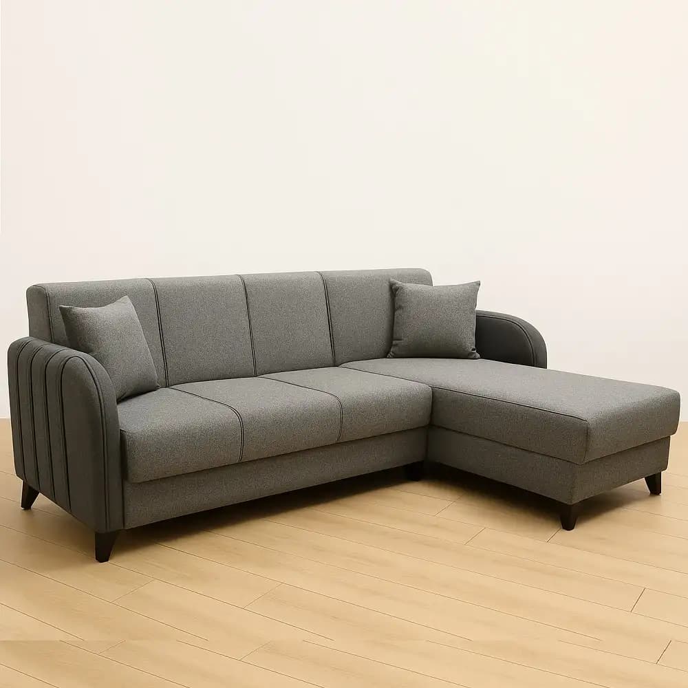 Coltar extensibil cu lada Soren Homs,gri