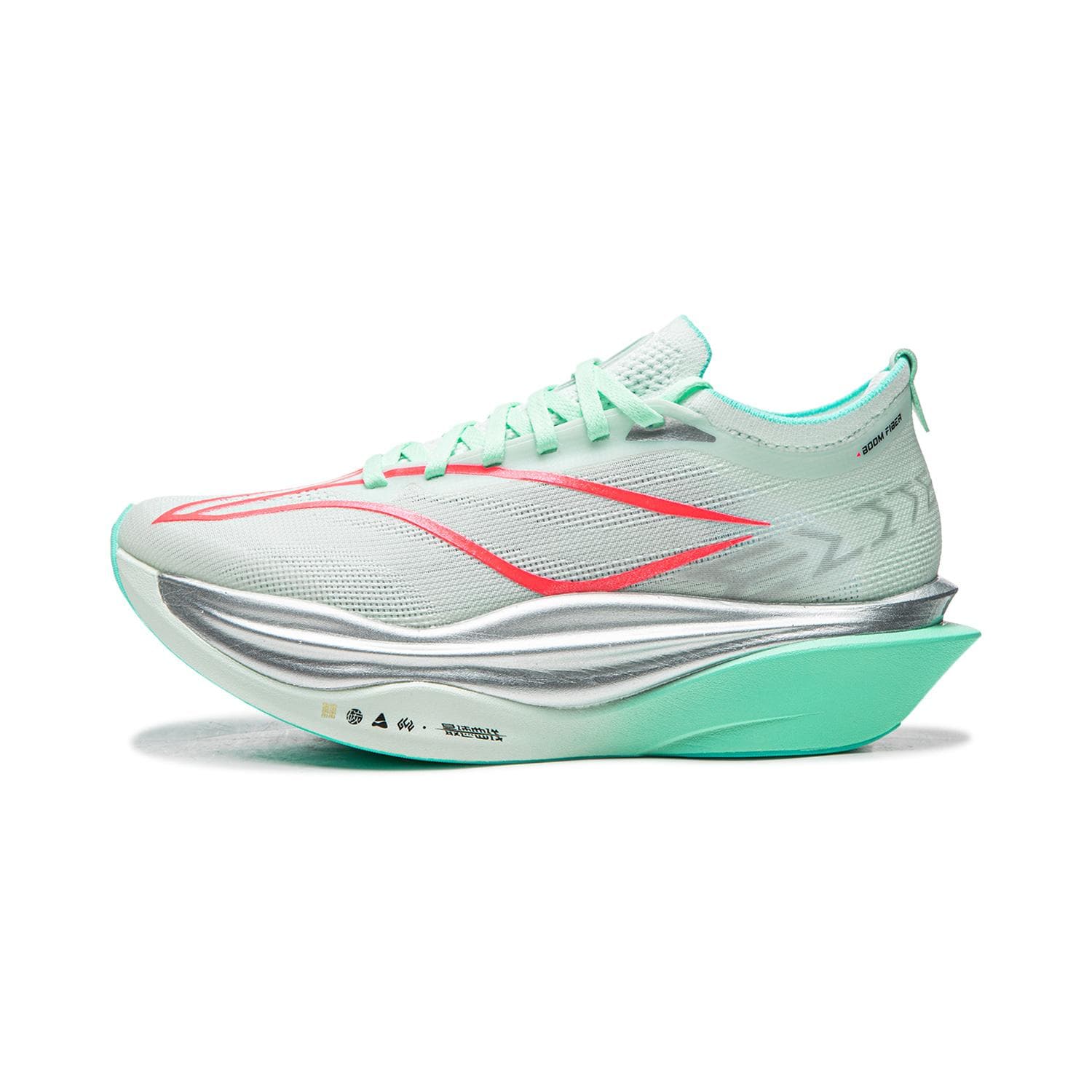 Li Ning Feidian 6 ELITE Amortizare Rezistent la Alunecare Rezistent la Abraziune Rebound Partea de Jos Joasă Placă de Carbon Pantofi de Alergare