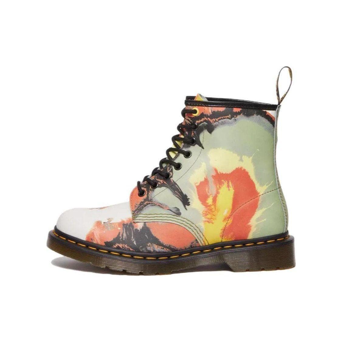 Dr.. Martens Tate Piele Cizme Glezna Confortabile cu Șireturi Unisex Cizme gleznă Verde 31730649 cm