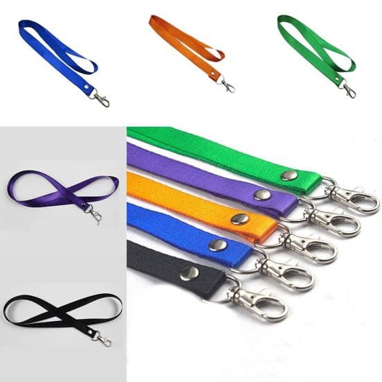 Lanyard Culoare Solidă Coardă de Nailon Rezistentă la Rupere Lanyard Suport ID pentru Adulți violet