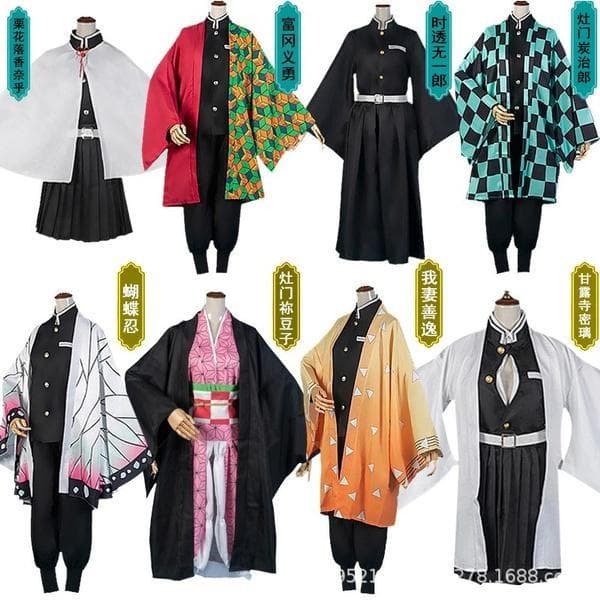 Anime Demon Slayer Kimetsu No Yaiba Tanjirou Kamado Nezuko Cosplay Femei și Bărbați Copii Kimono Costume Cosplay Seturi de Halloween 110cm